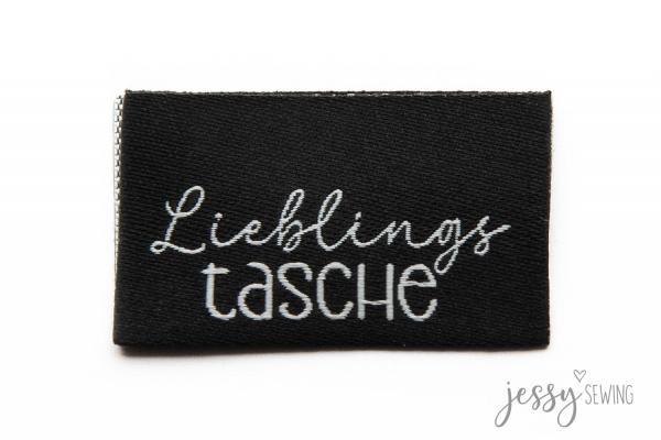 Weblabel Lieblings tasche schwarz by Jessy Sewing